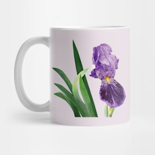 Irises - Striped Purple Iris Mug